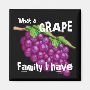 Traubenfamilie Magnet