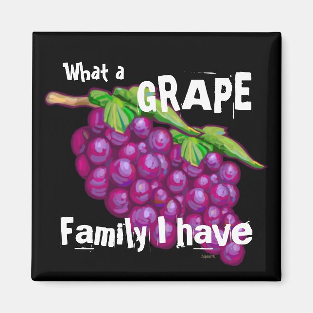 Traubenfamilie Magnet (Vorne)