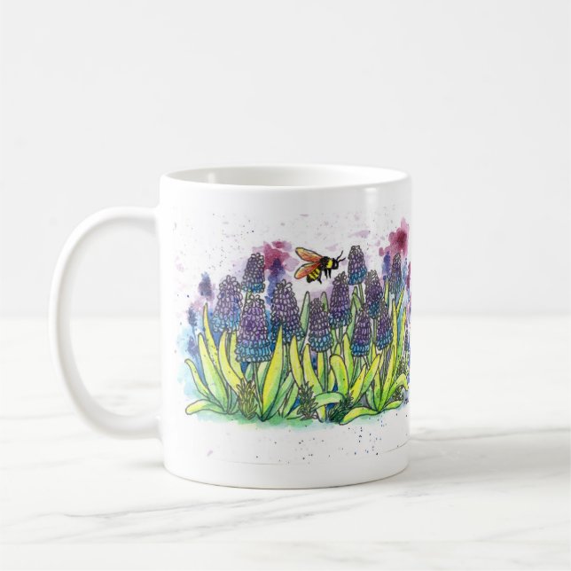 TraubenHyakinth Kaffeetasse (Links)