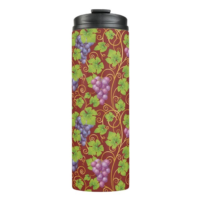 Traubenmuster Thermosbecher (Vorderseite)