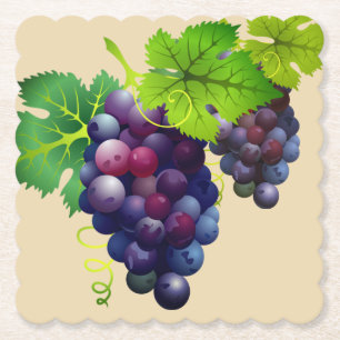 Traubenpapier-Untersetzer Untersetzer