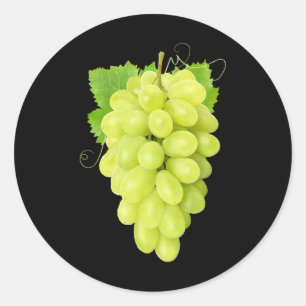 Traubenpflanzenkraut Feinschmecker Halloween Kostü Runder Aufkleber