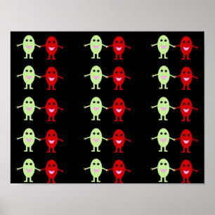 Traubenplakat Poster