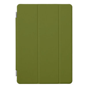 Traubenrebe mit fester Farbe dunkelgrün iPad Pro Cover