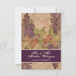 Traubentrester Hochzeit Tischnummer Sitzplatz