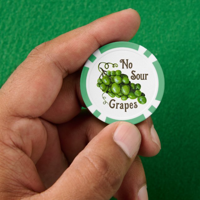 Traubenzucker Poker Chip (Hand)