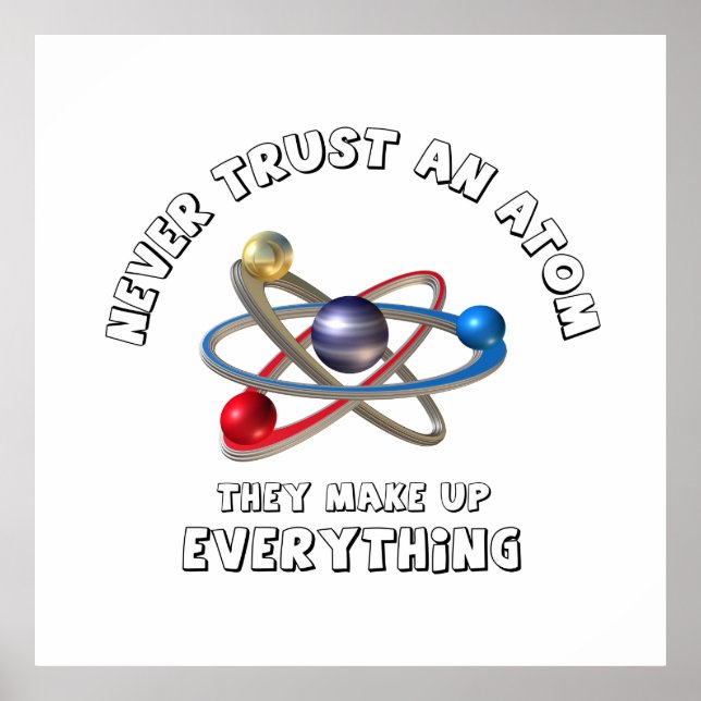 Traue Atom nie! Poster (Vorne)