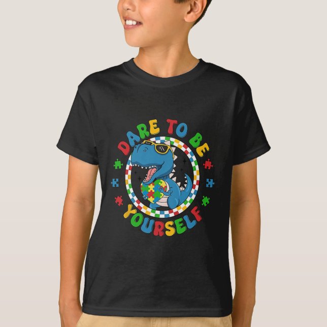 Traue Dir Selbst Zu T-Shirt Autismus-Bewusstsein D (Vorderseite)