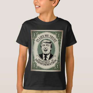 „Traue Niemandem“ - Trump-Banknoten-Parodie _1 T-Shirt