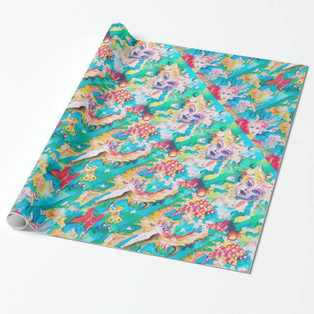 TRAUENMÄDCHEN GESCHENKPAPIER (Ungerollt)