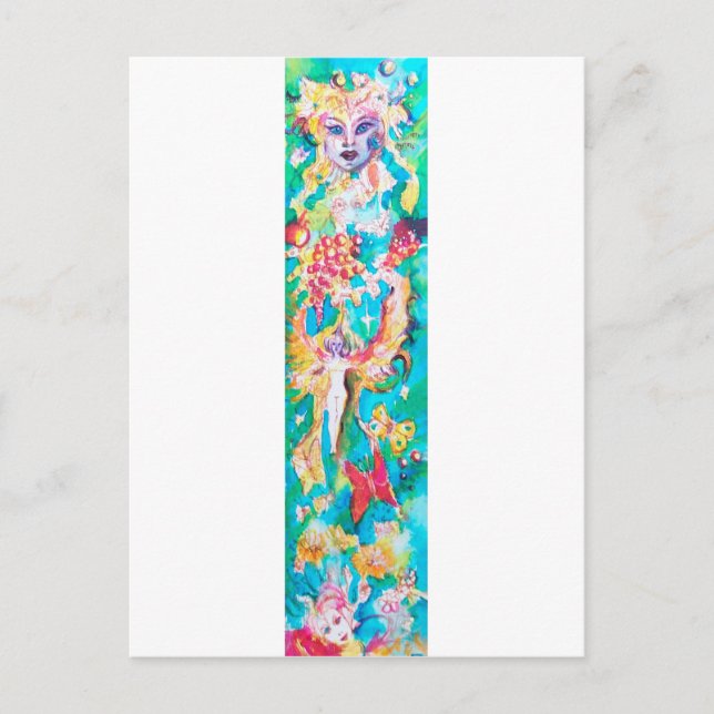 TRAUENMÄDCHEN POSTKARTE (Vorderseite)