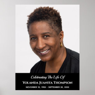 Trauer Gedenkbrauch Foto Beileid Mitgefühl Poster