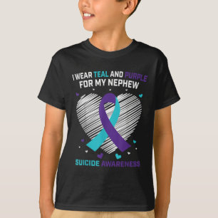 Trauer Geschenke Verlust Des Neffen Suizidbewussts T-Shirt