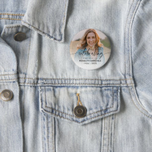Trauerfeier Foto Gedenkfeier Beerdigung Button