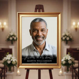 Trauerfeier Für Immer In Unseren Herzen Foto Moder Poster