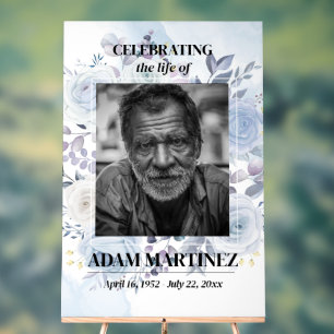 Trauerfeier Gedenkfeier Erinnerungsfoto  Acrylschild