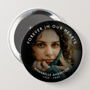Trauerfeier/ Gedenkfeier In liebevoller Erinnerung Button