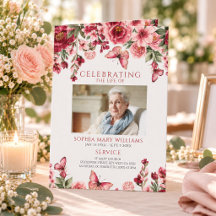 Trauerfeier-Programm | Florales Gedenkprogramm