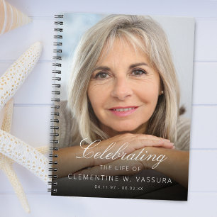 Trauerfoto-Gästebuch Notizblock