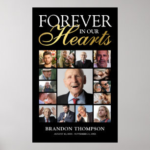 Trauerfoto-Gedenkbild 15 Poster