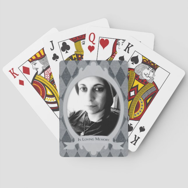 Trauergaben Spielkarten (Rückseite)