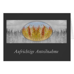 Trauerkar te Herbstwiese grau