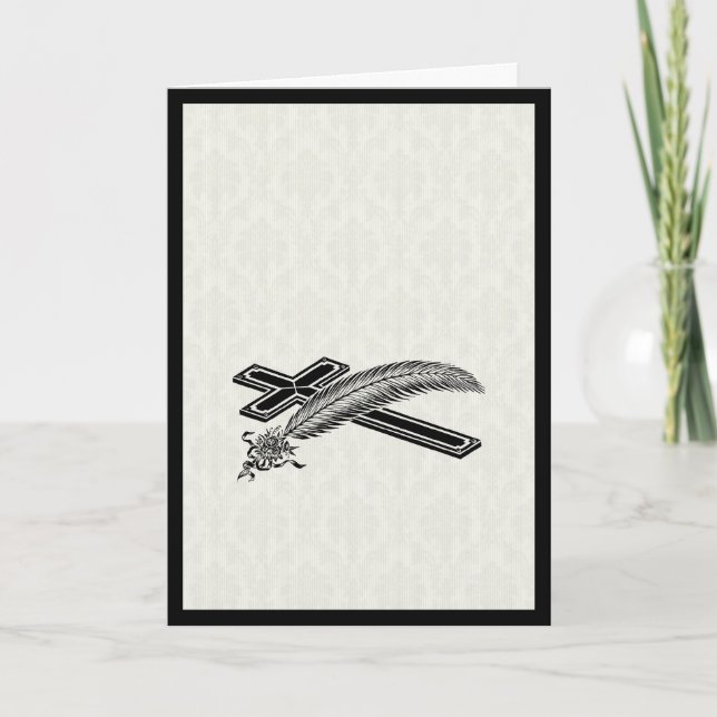 Trauerkarte Karte (Vorderseite)