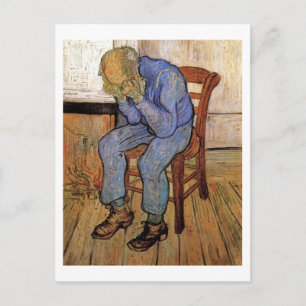 Trauernder alter Mann Van Gogh Fine Art Postkarte