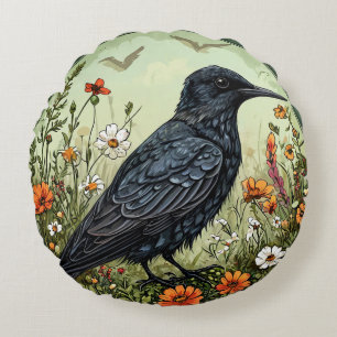 Trauerseeschwalbe Vogel Geschenk Home Decor Design Rundes Kissen