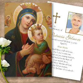 Trauerverlust Perpetuelle Hilfe Gebet Sympathiekar