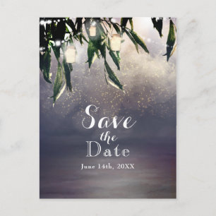 Trauerweide & Mason Jar Save-the-Date-Karte Ankündigungspostkarte