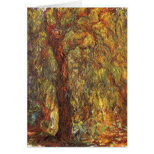 Trauerweide von Claude Monet, Vintage Fine Art