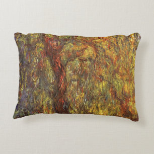 Trauerweide von Claude Monet, Vintage Fine Art Dekokissen