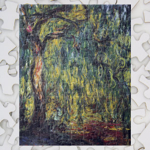 Trauerweide von Claude Monet, Vintage Fine Art Puzzle
