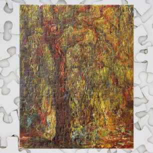 Trauerweide von Claude Monet, Vintage Fine Art Puzzle