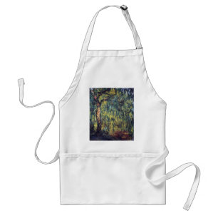 Trauerweide von Claude Monet, Vintage Fine Art Schürze