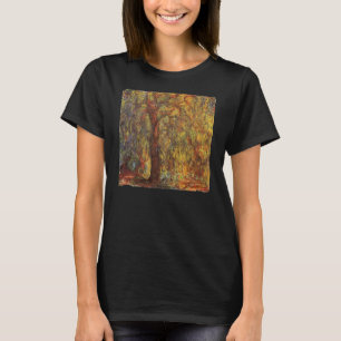 Trauerweide von Claude Monet, Vintage Fine Art T-Shirt