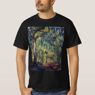 Trauerweide von Claude Monet, Vintage Fine Art T-Shirt