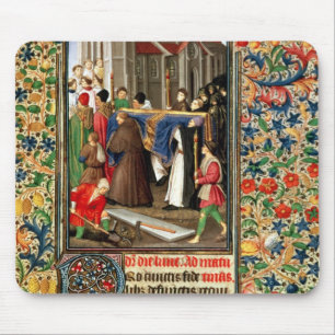 Trauerzug mit Grabgräbern Mousepad