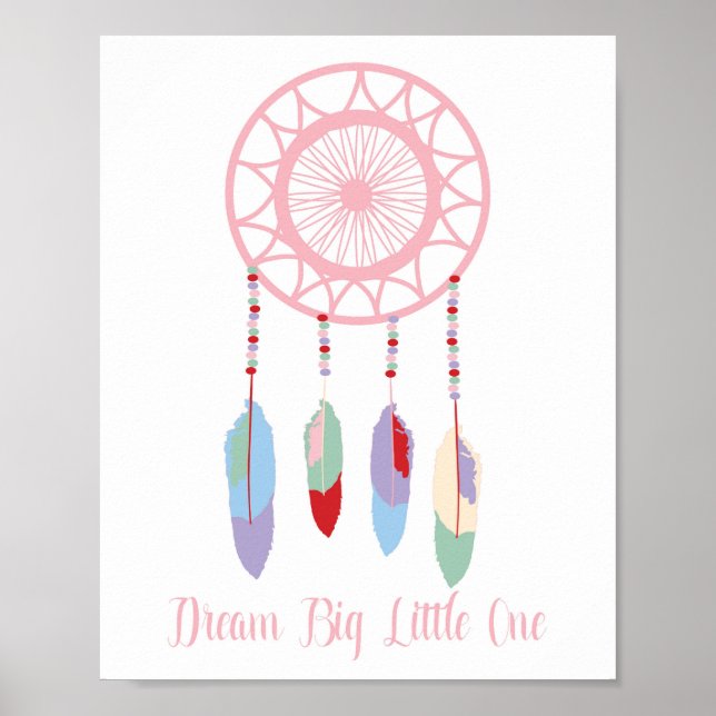 Traum Big Little One Dream Catcher Wall Decke Poster (Vorne)