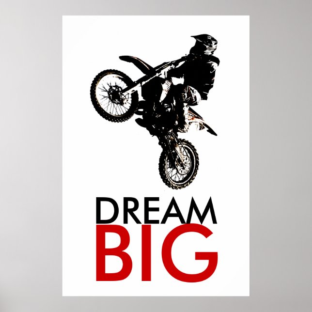 Traum Big Motorysport Erreichbarkeit Motivierend Poster (Vorne)
