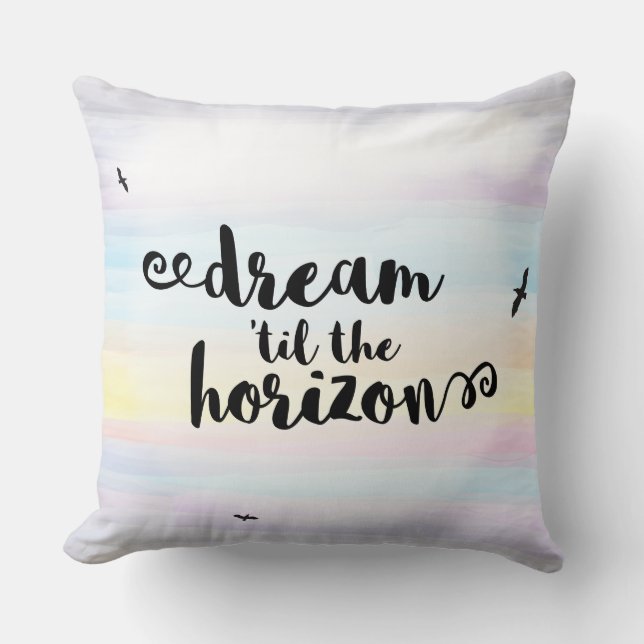 Traum bis zum Horizont Kissen (Vorderseite)