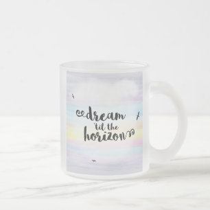 Traum bis zum Horizont Mattglastasse