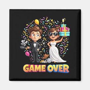 Traum Braeutigam Braut Hochzeit Junggeselle Magnet