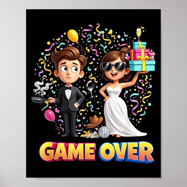Traum Braut Hochzeit Junggeselle Poster (Vorne)
