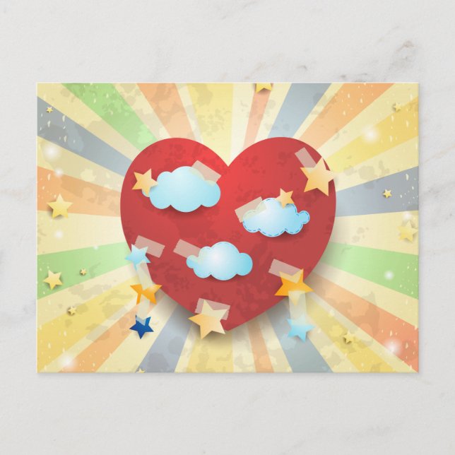 Traum der Liebe Postkarte (Vorderseite)