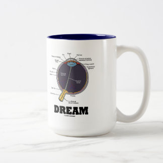 Traum des Augen-(i) (anatomischer menschlicher Zweifarbige Tasse