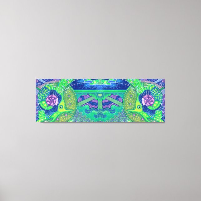 Traum des Vollmonds Leinwanddruck (Vorderseite)