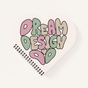Traum Design Do Handlettering Typografie Notizbuch