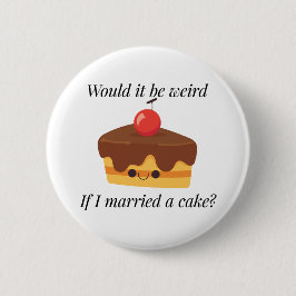 Traum eines Kuchenliebhabers Button
